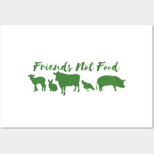 Friends Not Food - Vegan Team Posters and Art